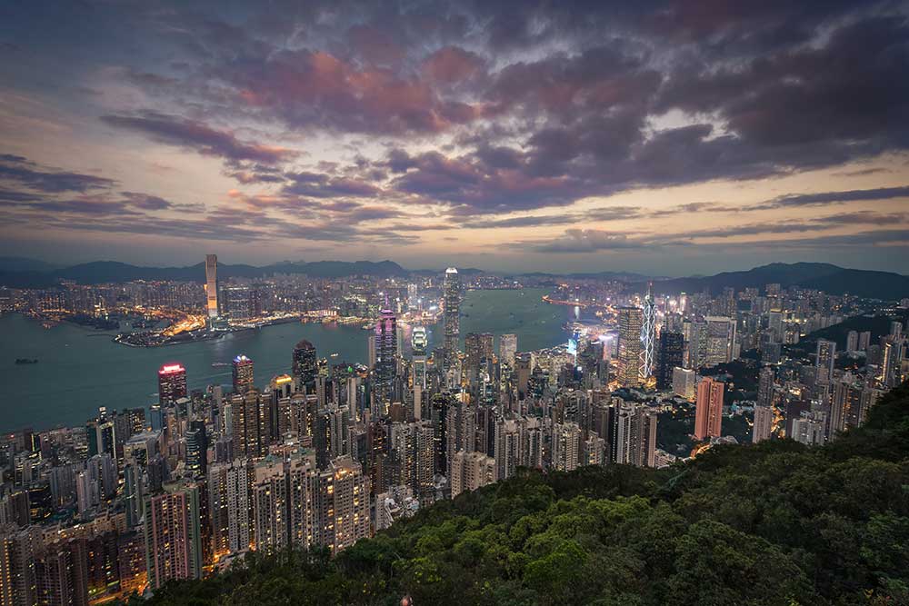 Art Photography: Hong Kong Skyline By Tom Franklin De Waart – Kakahuette