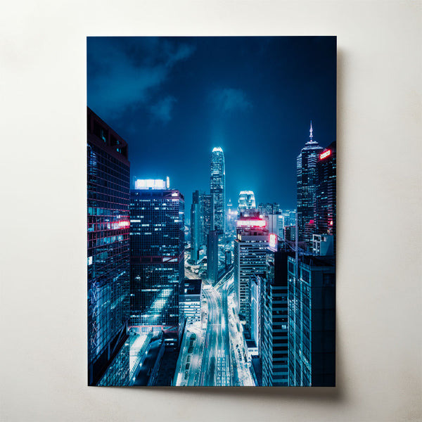 City in Blue by Rudmer Hoekstra