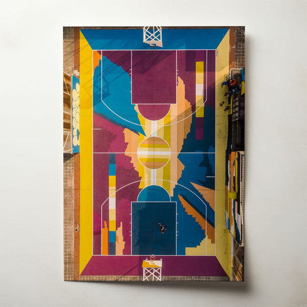 Colorful Basketball by Romain Nicoloso