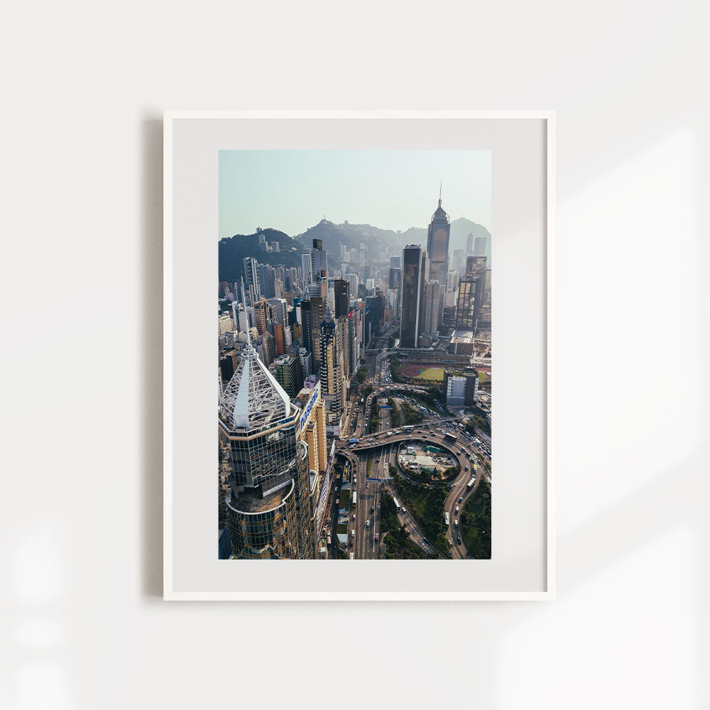 Flying in Hong Kong