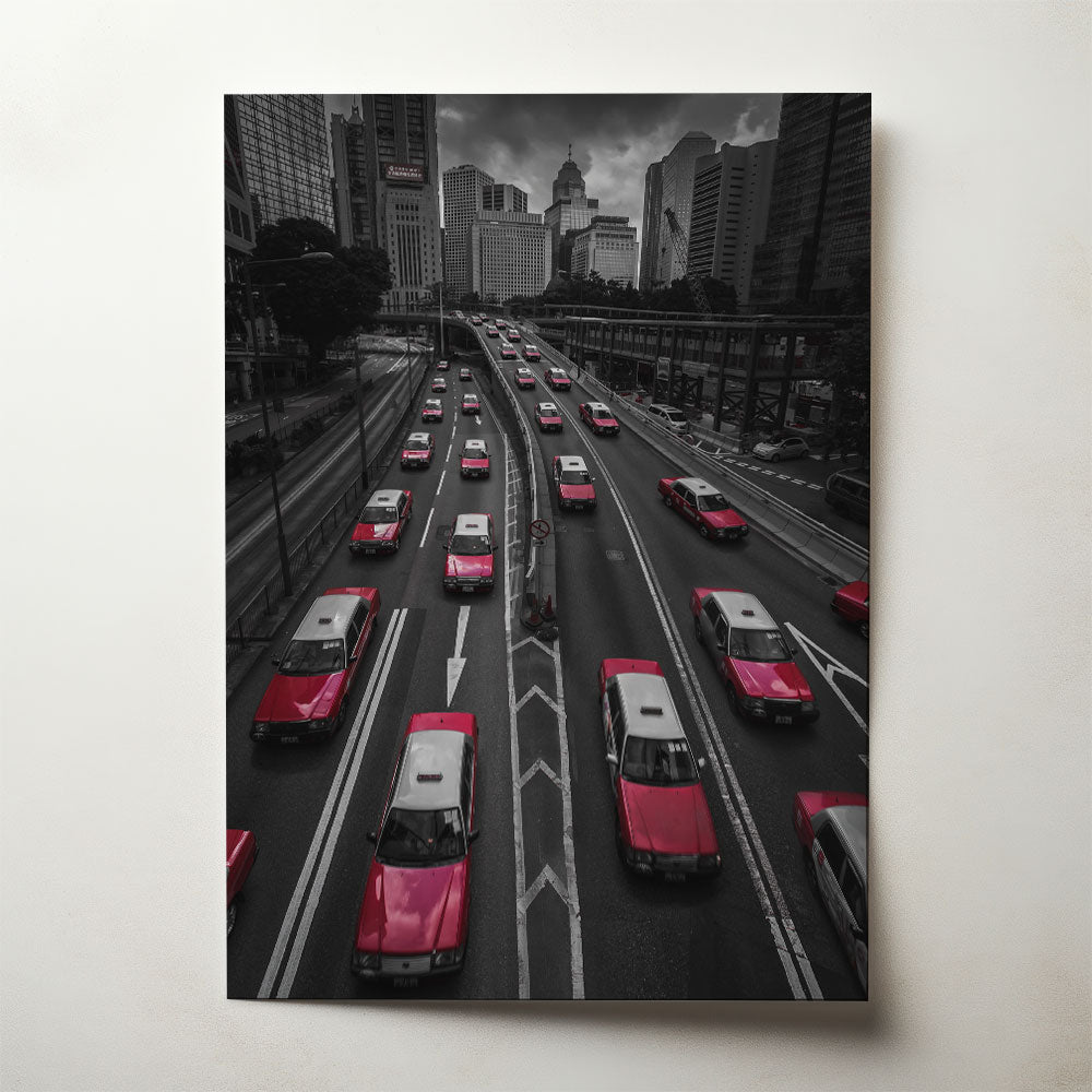 Hong Kong Cab World, photograph by Tom Franklin De Waart