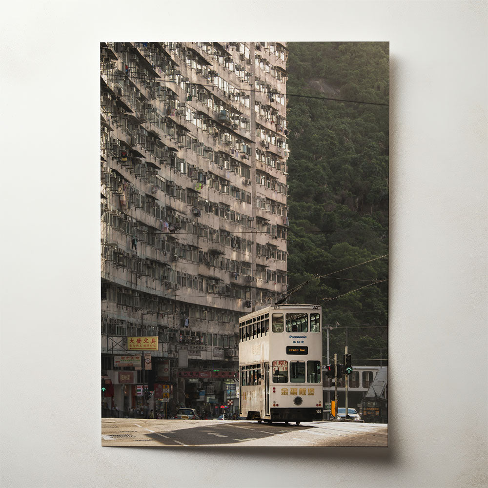 Hong Kong Tram, photograph by Tom Franklin De Waart