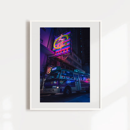 Neon Mini Bus