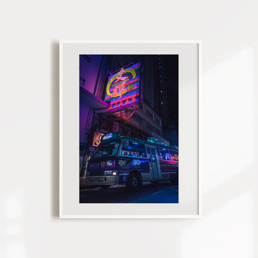 Neon Mini Bus