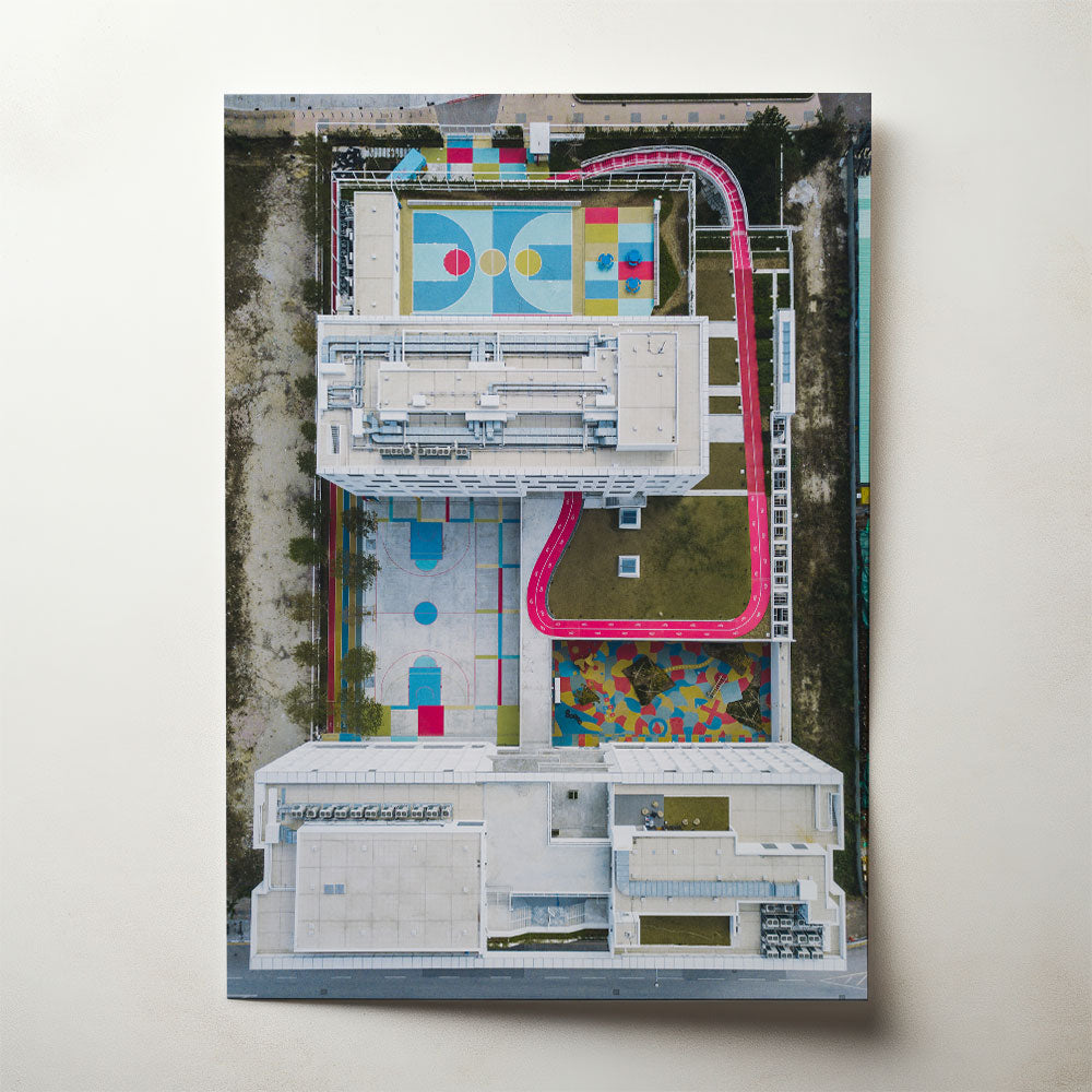 The Colorful School, photograph by Romain Nicoloso