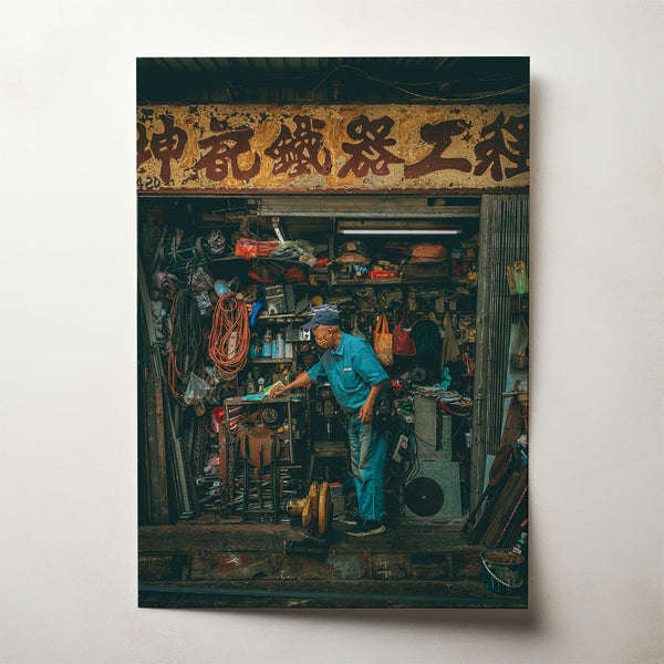 The workshop, photograph by Josh Lin
