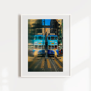 Tram reflection