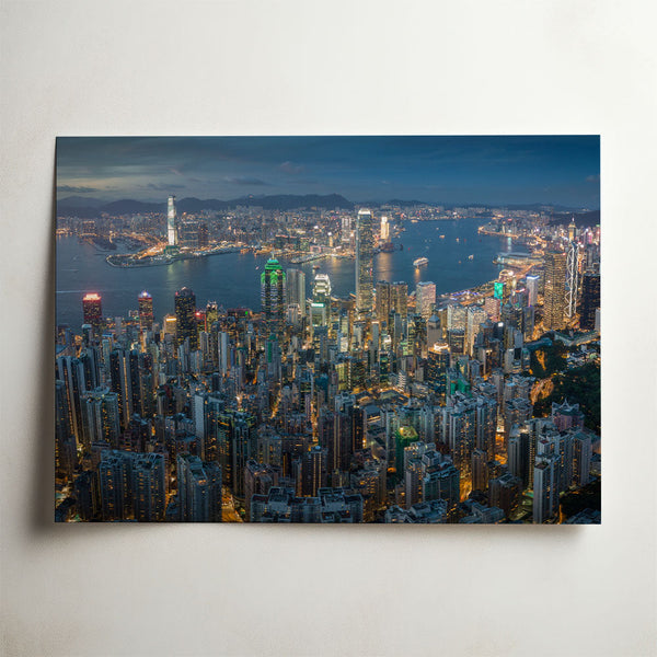 Victoria Peak Drone Pano, photograph by Lee Mumford